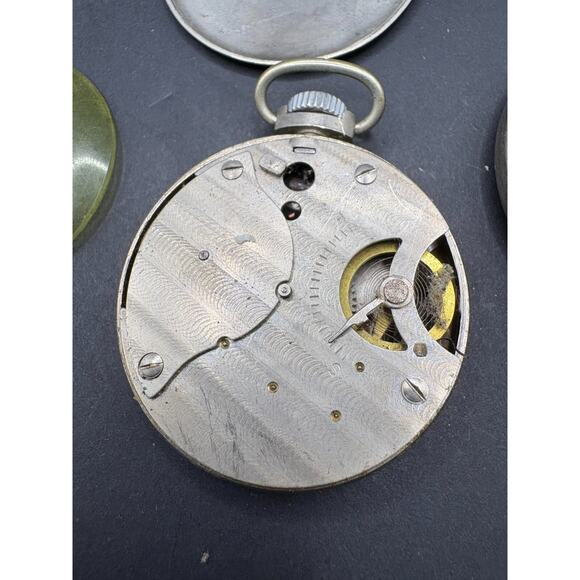 Lot Of Antique 2 Pocket Watches Movement & Cases Parts Rob Roy St. Regis - Picture 9 of 16